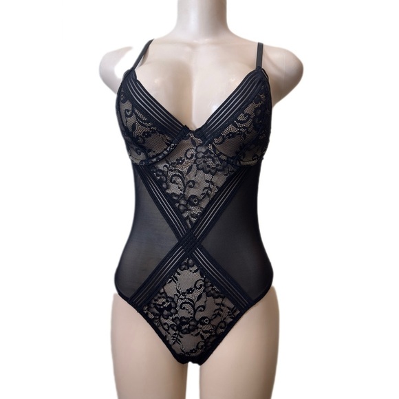 NWT Adore Me Black Lace Chemise - Picture 2 of 10